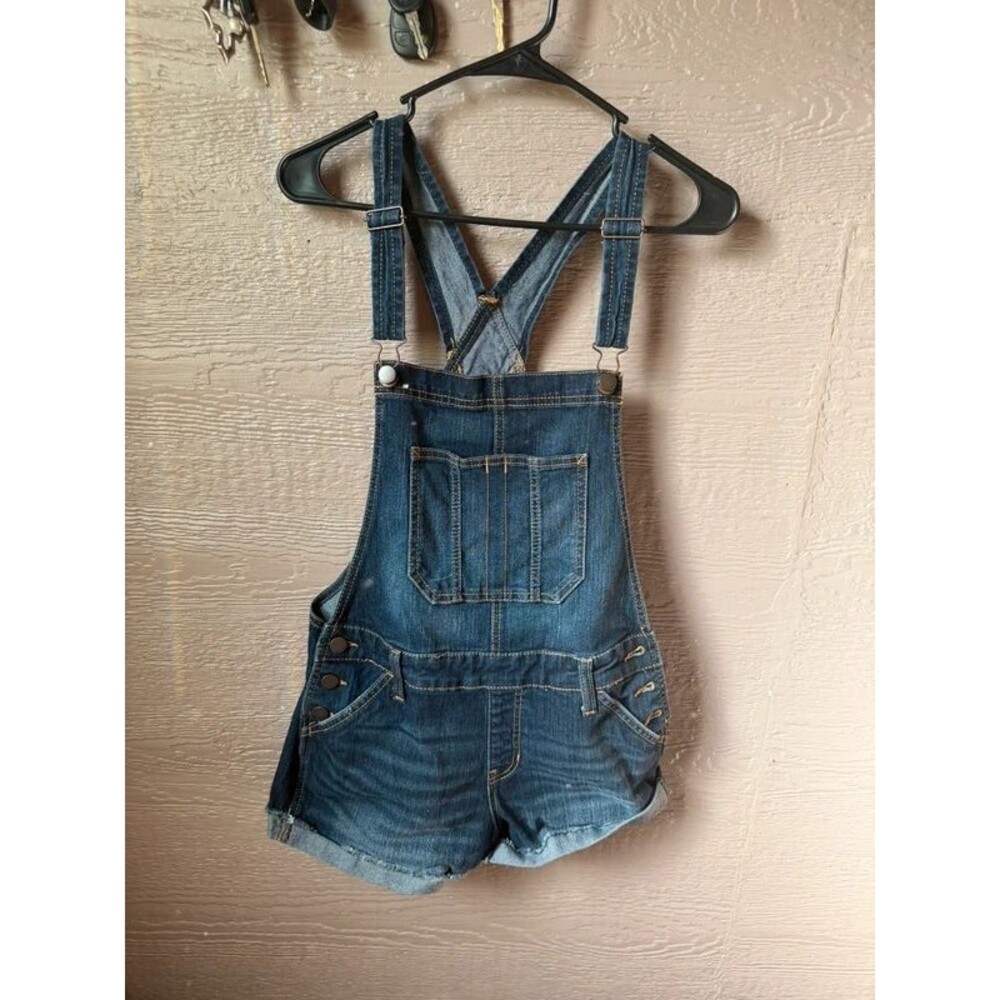 Dark Wash Denim Overalls